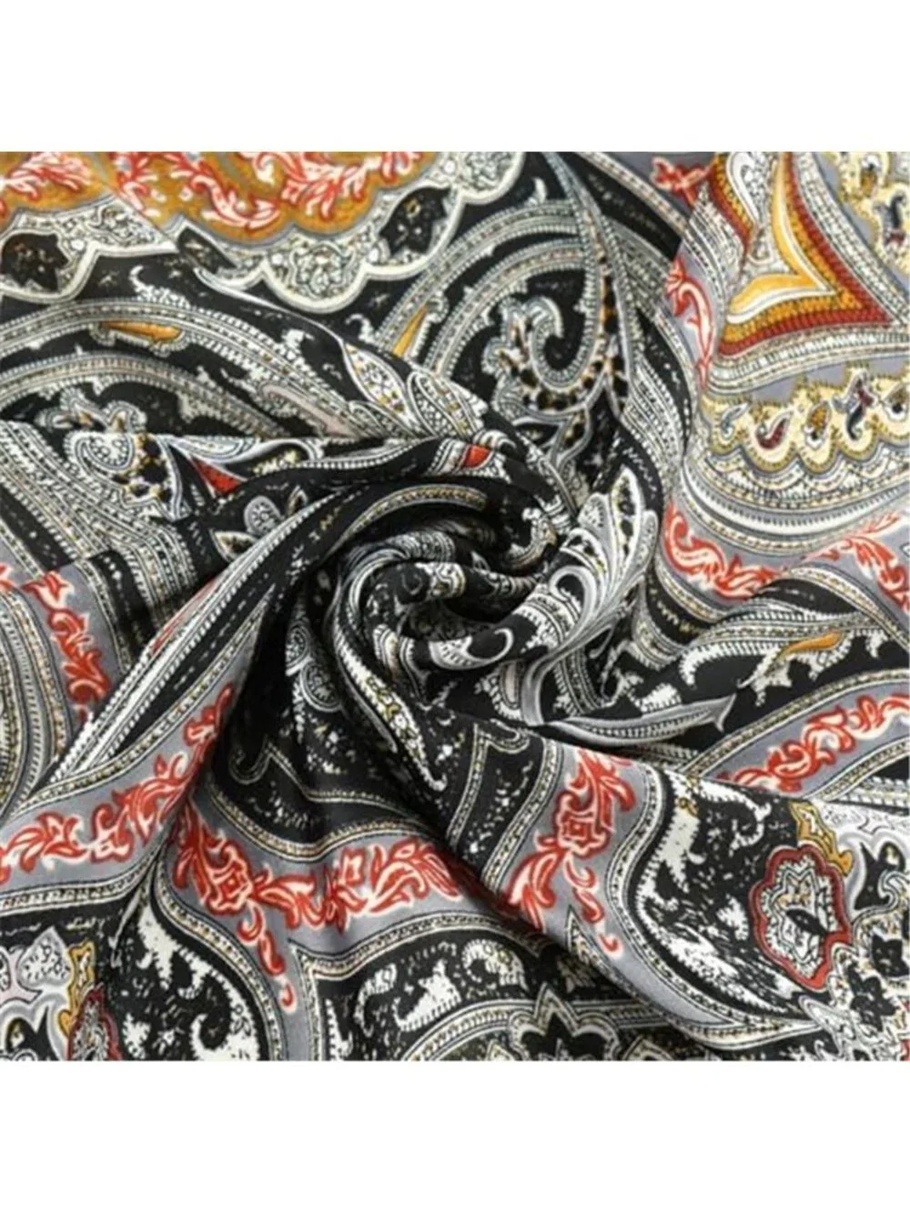 Men's Silk Feel Long Scarf Lightweight Business Dress Shawl Wrap